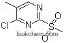 Molecular Structure of 325780-94-7 (4-Chloro-5-methyl-2-(methylsulfonyl)pyrimidine)